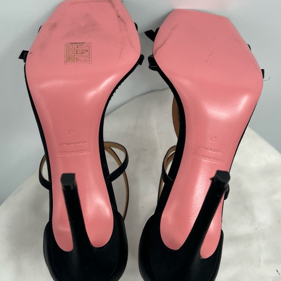 DSQUARED2 Women's Square Open Toe Bow Stiletto Pumps Sandal Heels EU Size 41 - Picture 13 of 16